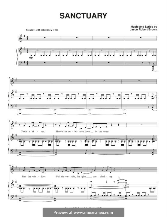 Sanctuary by J.R. Brown - sheet music on MusicaNeo