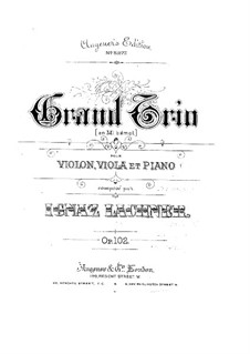 Piano Trio No.5 in E Flat Major, Op.102: Piano Trio No.5 in E Flat Major by Ignaz Lachner