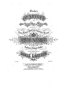 String Quartet No.2 in G Major, Op.51: Parts by Ignaz Lachner