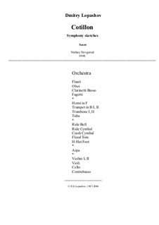 Cotillion: For symphonic orchestra by Jimmy Lopes