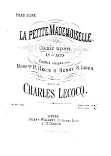 La petite mademoiselle: La petite mademoiselle by Charles Lecocq