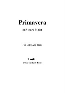 Primavera: F sharp Major by Francesco Paolo Tosti