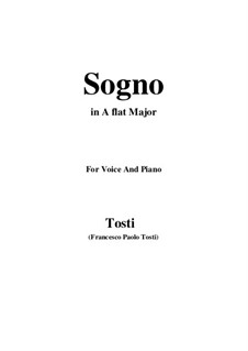 Sogno: A flat Major by Francesco Paolo Tosti