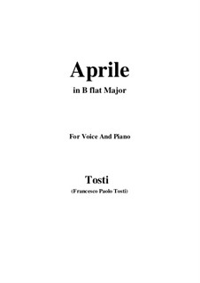 Aprile: B flat Major by Francesco Paolo Tosti