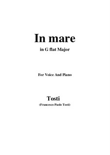 In Mare: G flat Major by Francesco Paolo Tosti