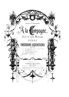 A la campagne, Op.40: No.5 Dance a la russe by Theodor Leschetizky