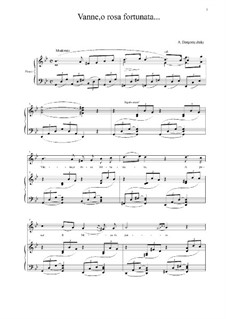 Songs and Romances (Book II): No.25 Vanne, o rosa fortunata by Alexander Dargomyzhsky