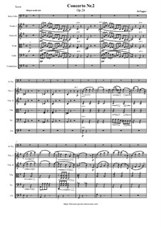 Concerto for Cello and Orchestra No.2 in E Minor, Op.24: Movement I by David Popper