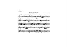 Boarischer Fuchs, Op.148: Für Pfcu.Pless in B by Dieter Angerer