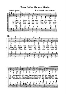 Treue Liebe bis zum Grabe: Treue Liebe bis zum Grabe by Carl Amand Mangold