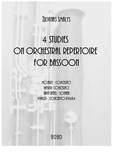 4 Studies on solo repertoire for bassoon: 4 Studies on solo repertoire for bassoon by Žilvinas Smalys