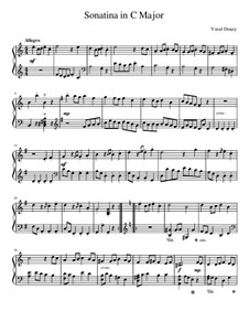 Sonatina in C Major, Op.2 No.1: Sonatina in C Major by Yuval Dinary