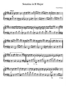 Sonatina in B Major, Op.2 No.6: Sonatina in B Major by Yuval Dinary