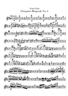 No.9 in E Flat Major, for Orchestra, S.359/6: Flutes parts by Franz Liszt