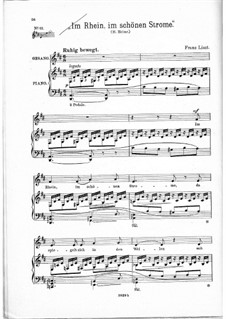 Im Rhein, Im Schönen Strome, S.272: D Major by Franz Liszt