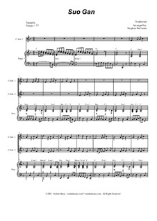 Suo Gan (arr. DeCesare): Duet for C-Instruments by folklore