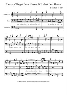 Cantata 'Singet dem Herrn Ein Neus Lied': IV. Recitative by Mitch Boucher