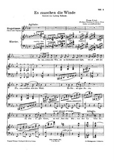 Es rauschen die Winde, S.294: Frühere Fassung by Franz Liszt