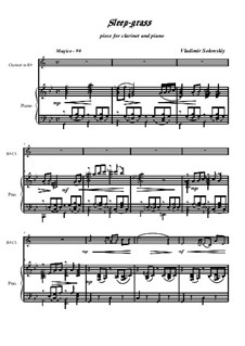 Sleep-grass: For clarinet and piano by Vladimir Solonskiy
