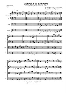 Complete Cycle: For String Quartet by Modest Mussorgsky