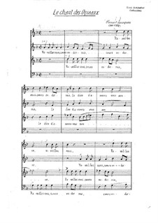 Le chant des oiseaux: For voices by Clément Janequin