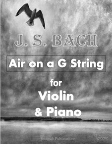 Aria. Version by James Guthrie: For Violin & Piano by Johann Sebastian Bach