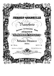 Serbian Quardrille, Op.14: Serbian Quardrille by Johann Strauss (Sohn)