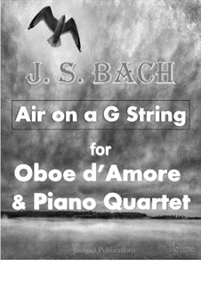 Aria. Version by James Guthrie: For Oboe d'Amore & Piano Quartet by Johann Sebastian Bach