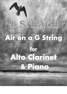 Aria. Version by James Guthrie: For Alto Clarinet & Piano by Johann Sebastian Bach