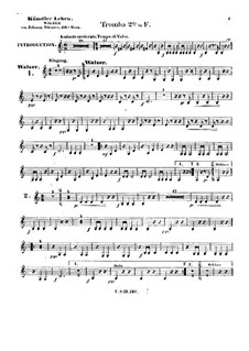 Artist's Life, Op.316: Trumpet II part by Johann Strauss (Sohn)