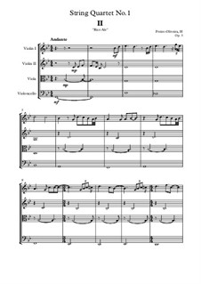 String Quartet No.1, Op.3: Movement II by Hiago Freire Oliveira