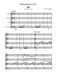 String Quartet No.1, Op.3: Movement III by Hiago Freire Oliveira