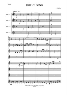Horn's Song: Horn's Song by Nativ Belyo