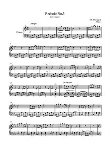 Prelude No.3 in C major, Op.34: Prelude No.3 in C major by Ali Jahangard