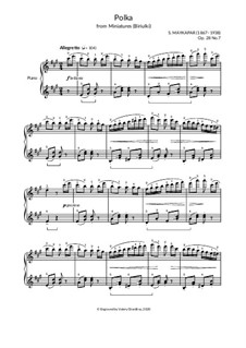 Biriulki, Op.28: No.7 Polka by Samuil Moiseevich Maykapar