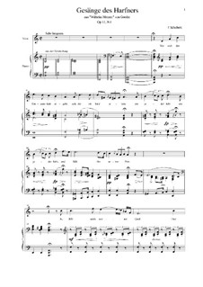 No.2 Wer nie sein Brot mit Tränen ass: A minor by Franz Schubert