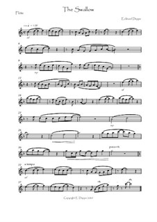 10 Pieces for Flute and Piano: The Swallow – Solostimme by Eckhard Deppe