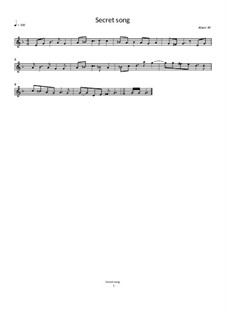 Secret song: Secret song by Albert Podlyavskiy