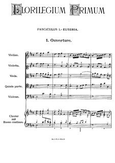 Florilegium Primum: Movement I, No.1-7 by Georg Muffat