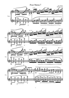 Pour Mama: No.7 studies for piano, MVWV 1372 by Maurice Verheul