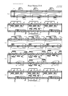 Pour Mama: Pour Mama No.35-8 studies for piano, MVWV 1401 by Maurice Verheul