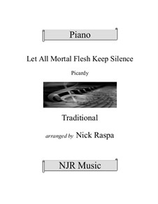 Let All Mortal Flesh Keep Silence: For piano (adv int) by folklore