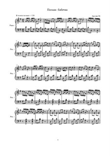 Полька-бабочка, Op.20: Полька-бабочка by Marina Akulyan