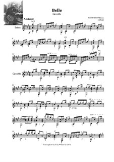Belle - Gavotte, Op.24: Belle - Gavotte by José Ferrer