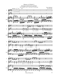 Beatus vir, Op.205: Beatus vir by Klaus Miehling