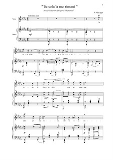 Chatterton: Tu sola 'a me rimani by Ruggero Leoncavallo