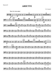 Juliet's Waltz: Bassoon II part by Charles Gounod