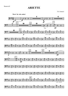 Juliet's Waltz: Bassoon II part by Charles Gounod