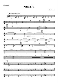 Juliet's Waltz: Horn in D I part by Charles Gounod