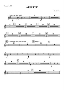 Juliet's Waltz: Trumpet II part by Charles Gounod